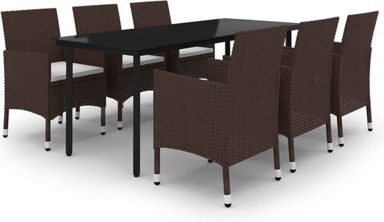 Moimhear Gartenlounge-Set für 5-6 Personen, Gartenmöbel, Essgruppe für Terrasse Balkon Garten Indoor Outdoor, Essgruppe 6-TLG, (2x2er-Sofa, 2xEinzelsessel, 2xTisch