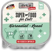 MAC’s Vetcare Kattenvoer - nierdieet kat - Zalm & Kip - 8 x 100g