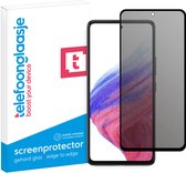 Telefoonglaasje Privacy Screenprotectors - Geschikt voor Samsung Galaxy A53 - Privacy - Volledig Dekkend - Gehard Glas Screenprotector - Geschikt voor Samsung Galaxy A53 - Beschermglas