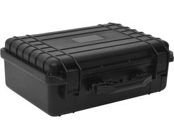 vidaXL - Flightcase - draagbaar - 47x36x18 - cm - PP - zwart