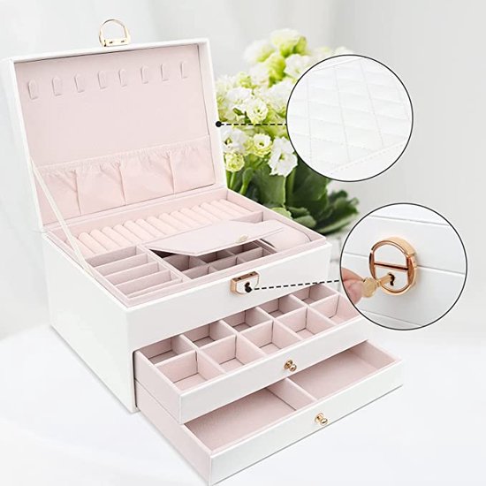 Travel Jewelry Box for Women / watch box jewelry box \Jewelry