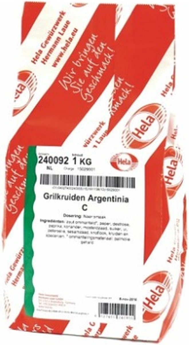 Goedkoopste Hela-Thissen Argentijnse grillkruiden navulverpakking, zak 1 kg