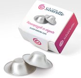 Silverette | zilveren tepelkapjes | maat REGULAR | 925 Zilver | tepelbescherming | nursing cups