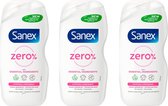Bol.com Sanex Zero Douchegel - Gevoelige Huid - Voordeelverpakking 3 x 500 ml aanbieding