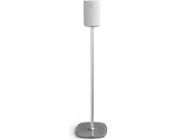 Spectral speakerstands - speaker standaard voor Sonos Era 100 | aluminium buis, voet zilver (SP100-SV)