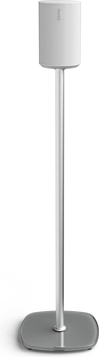 Spectral speakerstands - speaker standaard voor Sonos Era 100 | aluminium buis, voet zilver (SP100-SV)