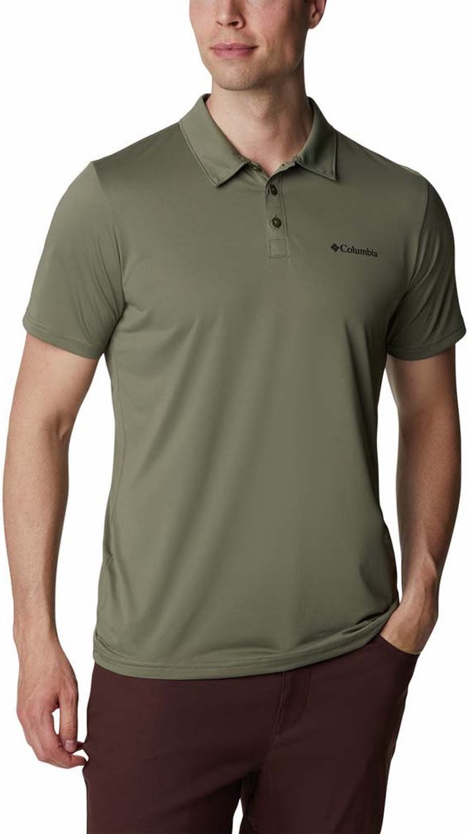 Columbia Hike™ Korte Mouw Poloshirt M Man Groen