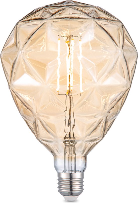 Home Sweet Home - Edison Vintage E27 source lumineuse LED filament Globe -  Ambre -... | bol