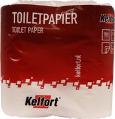 Kelfort Toiletpapier 2-Laags 200Vel 4 Rol Cellulose - 1516122