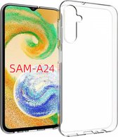 Transparant Dun TPU Hoesje Geschikt voor Samsung Galaxy A24 | Back Cover | Lichtgewicht | Ultra Dun Hoesje | Flexibel | Zacht TPU | Doorzichtig