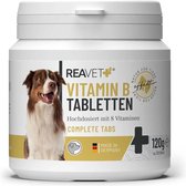 ReaVET - Vitamine B tabletten voor Honden - Belangrijk vitaminecomplex van verschillende vitamines - Geurloze formule‎ - 120 stuks