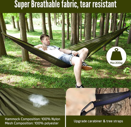 Hammock hangmat stevige hangmat binnen en buiten premium bol