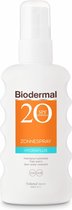 Spray Solaire Biodermal Hydraplus SPF 20 - 2x 175 ml - Pack économique