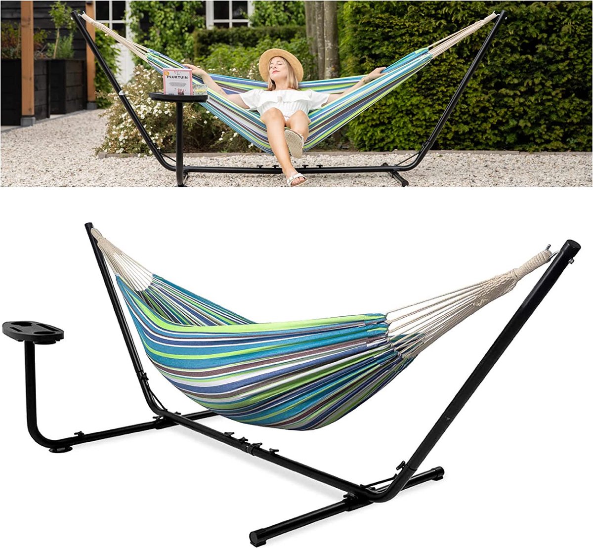 Hammock – hangmat – stevige hangmat – binnen en buiten – premium