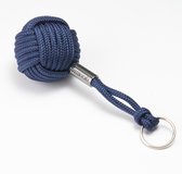 Nautiqo Drijvende sleutelhanger - Blauw - monkey fist - nautisch accessoire