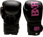 Gants de Gants de boxe BXR Enfants | (Kick-) Gants de boxe pour filles | Couleur du produit : Zwart- Rose | Taille du produit : 8 oz