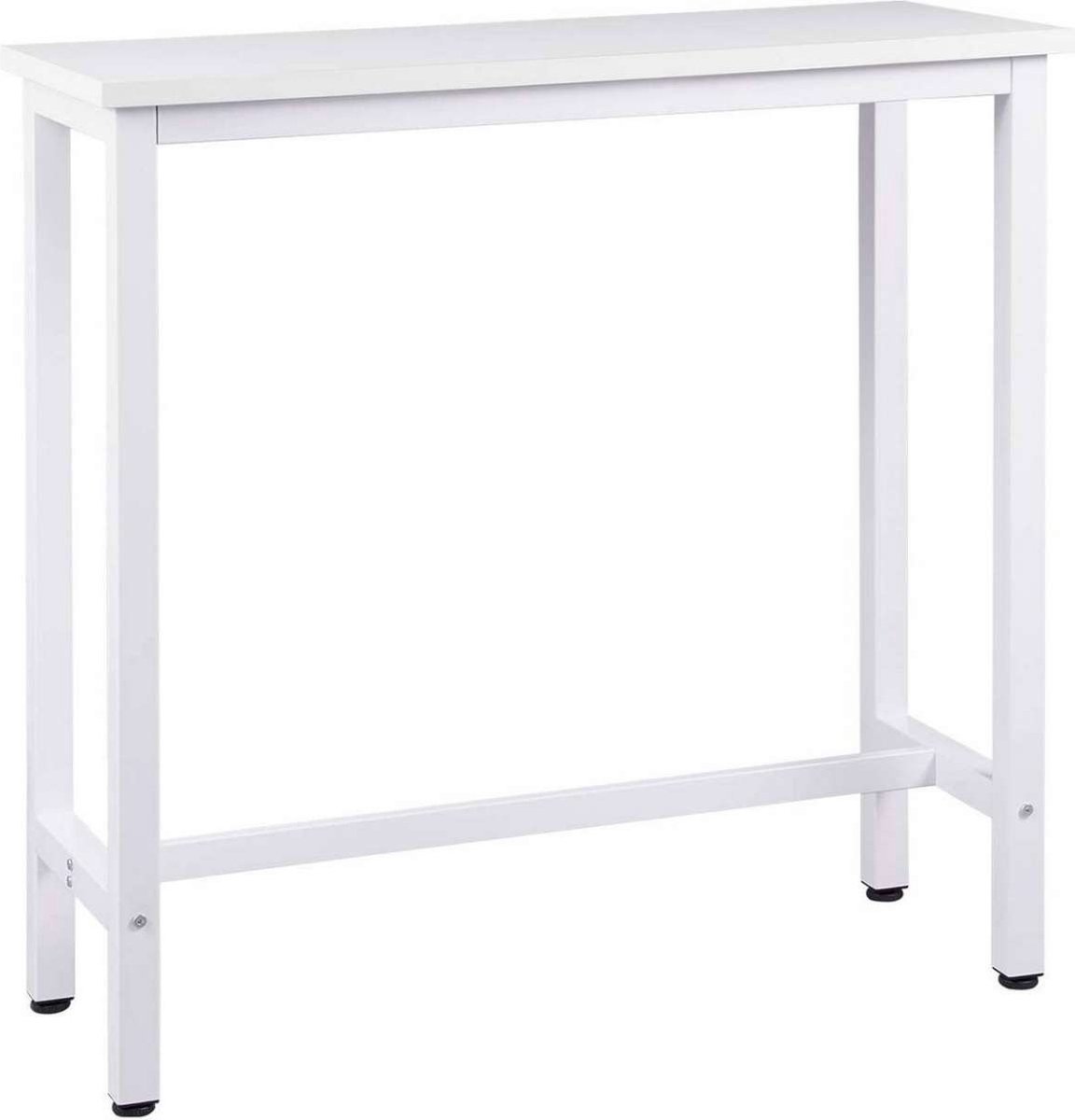 HOMCOM Table de bar ronde table haute cuisine réglable en