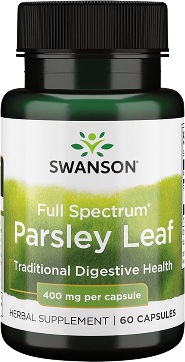 Goedkoopste Swanson Health Full Spectrum Parsley Leaf 400mg