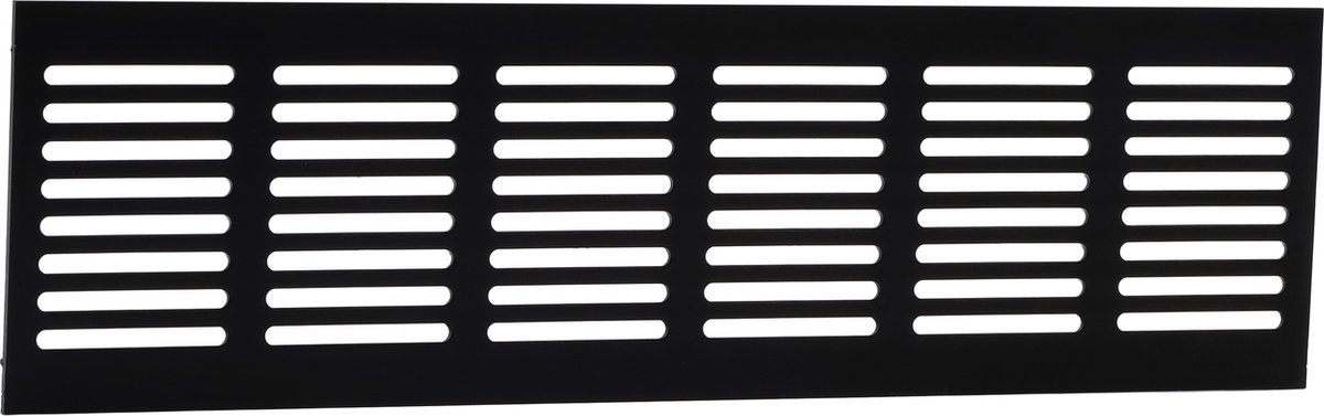 Nedco Plintrooster 300x80mm zwart