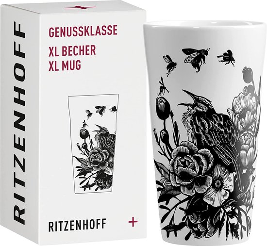 Tasse à Expresso Ritzenhoff Avec Soucoupe – Porcelaine Design Genussklasse – 95 Ml, Motif Jardin Zen - 3