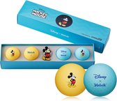 Volvik Vivid Lite - balles de golf Mickey Mouse - 4 pièces - accessoires de golf