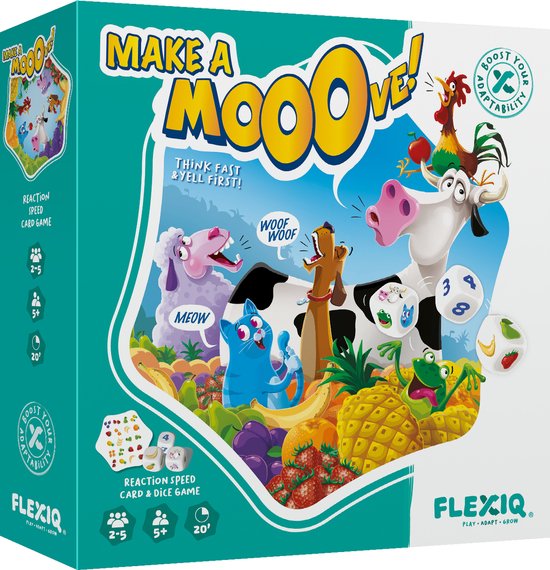 FlexIQ Make a Mooove! - Kaartspel voor snelle reacties en perceptie