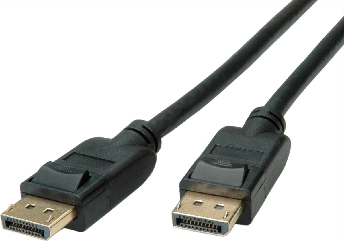 ROLINE GREEN DisplayPort-kabel, v1.4, DP M - M, zwart, 5 m