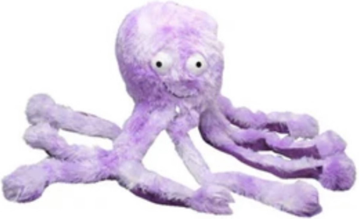 Gor reef -hondenspeelgoed-babby octopus paars 25 cm