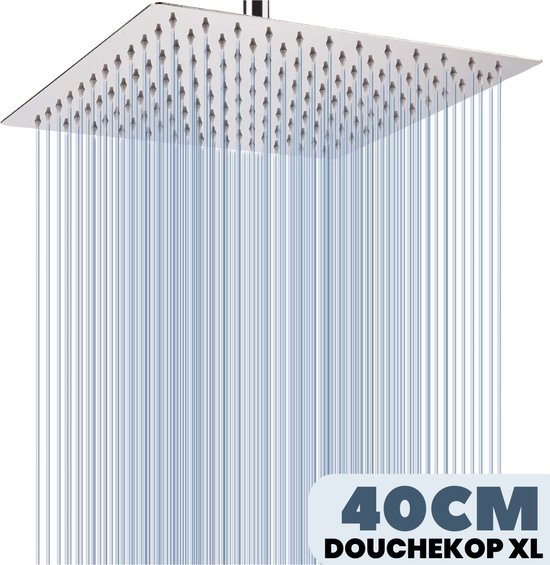 EcoRain Regendouchekop Tyler 40 CM Vierkant Waterbesparende