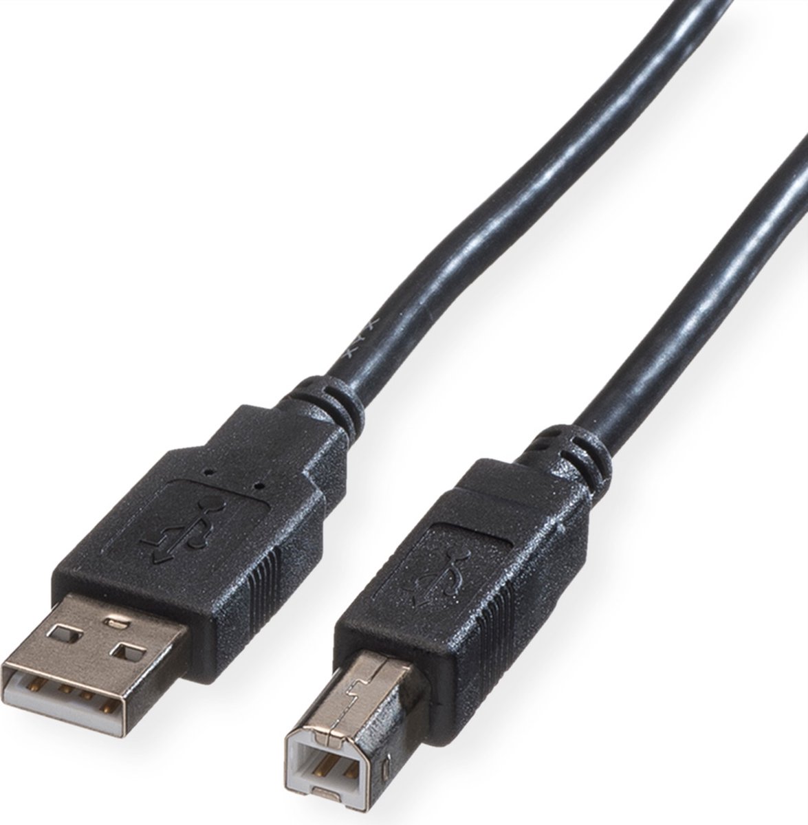ROLINE USB 2.0 Kabel, type A-B, zwart, 4,5 m