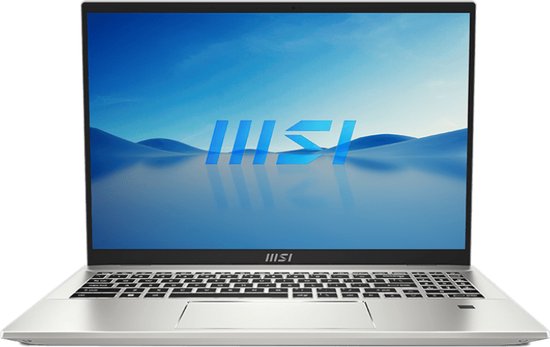 MSI Prestige 16 STUDIO A13VF-043XES Intel® Core™ i7 i7-13700H Laptop 40,6 cm (16") Quad HD+ 16 GB LPDDR5-SDRAM 1 TB SSD NVIDIA GeForce RTX 4060 Wi-Fi 6E (802.11ax) Gratis DOS Zilver - MSI - Hoofdafbeelding