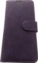 PU Leder wallet Case - Book Case Flip Cover Hoesje Met Stand Functie - Beschermhoes Met Pasjes Houder - Geschikt voor Samsung Galaxy S23 - Paars