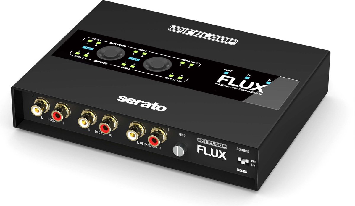 Reloop FLUX - DVS Interface f. Serato DJ Pro - Digital Vinyl System (DVS)