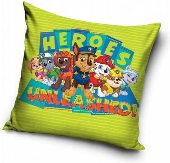 Nickelodeon - Paw Patrol - Kussen – Sierkussen - Gevuld - Met rits - 40x40cm.