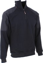 KRB Workwear® KALEB Zip Sweater Marineblauw/GrijsXL
