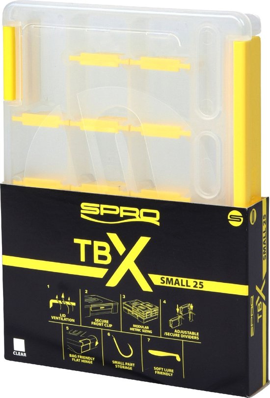 Foto: Spro tbx small 25 clear tackleboxen