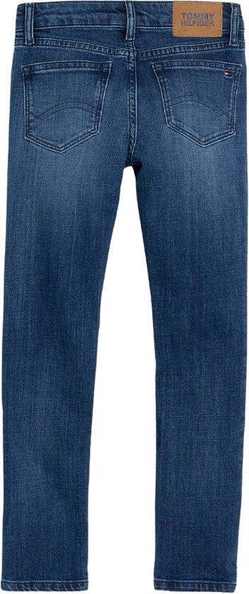 Tommy Hilfiger Nora Skinny Jeans - Girls - Blauw - 10 jaar | bol.com