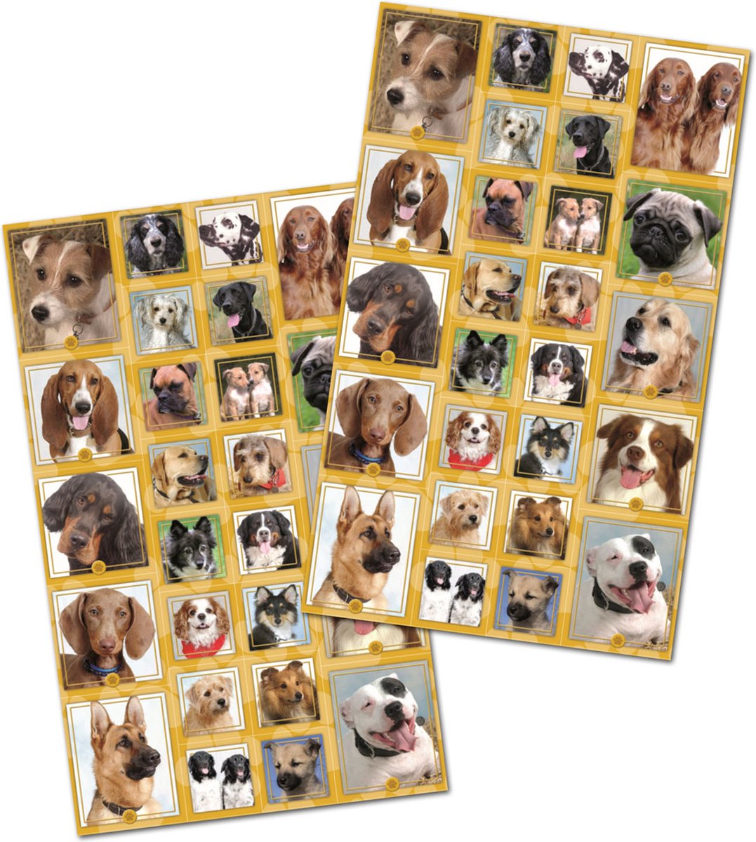 Stickervellen Honden - Stickers Hondjes - Lieve Honden Stickervellen - Stickervellen - Stickers Huisdieren - Dieren Stickers - Knutselen Meisjes - Knutselen Jongens - Beloningsstickers - Hond - Stickers Kleuters
