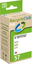 RecycleClub inktcartridge - Inktpatroon - Geschikt voor HP - Alternatief voor HP 57 Kleur 21ml - 396 pagina's