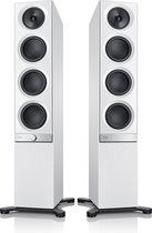 Teufel STEREO L - Vloerstaande tower speakers met geïntegreerde versterker voor wifi en bluetooth streaming , wit