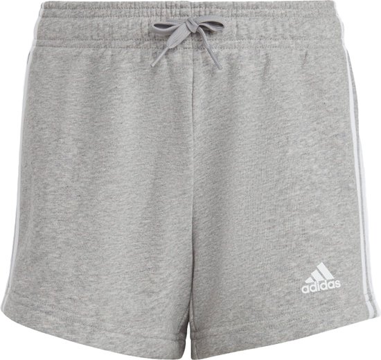 Adidas essentials 3-stripes short in de kleur grijs.