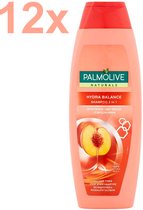 Palmolive Naturals - Shampooing 2 en 1 - Hydra Balance - Pêche - 12x 350ml