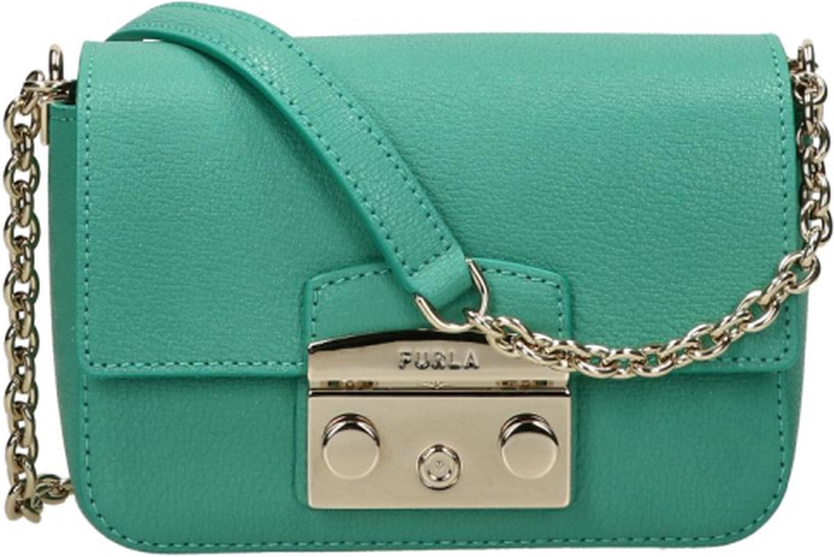 Furla Kleine Crossbodytas / Schoudertas Leer - Metropolis - Groen