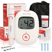 Sinocare Safe AQ Voice - Professionele Glucosemeter - mmol/L - inclusief 50 teststrips & 50 naalden - Diabetes meter - Bloedsuikermeter