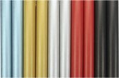 Kraft cadeaupapier/inpakpapier - rood - 70 x 200 cm - 60 grams - kaftpapier