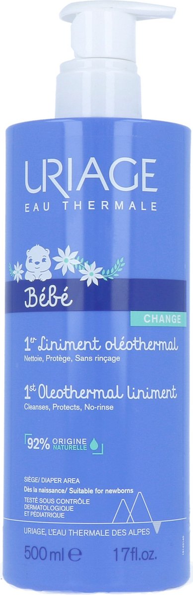 Uriage Bébé Eau Nettoyante Water Nettoyante + Crème Change Offerte 1pack