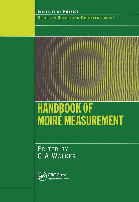 Handbook of Moire Measurement - cover