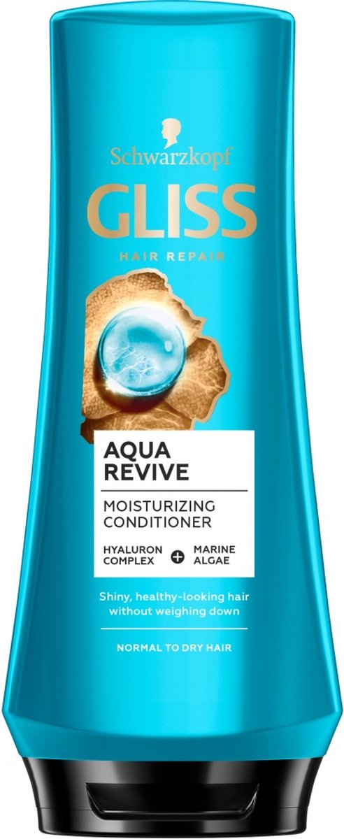 Gliss Aqua Revive Moisturizing Conditioner ( Normální Až Suché Vlasy ) - Hydratační Kondicionér 200ml