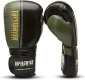 Gants de boxe Topfighter Premium Vert 16oz