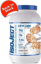 Evogen Nutrition - Isoject Oatmeal Cookie 28 porties - Spieropbouw - Eiwitten - Sportsupplement